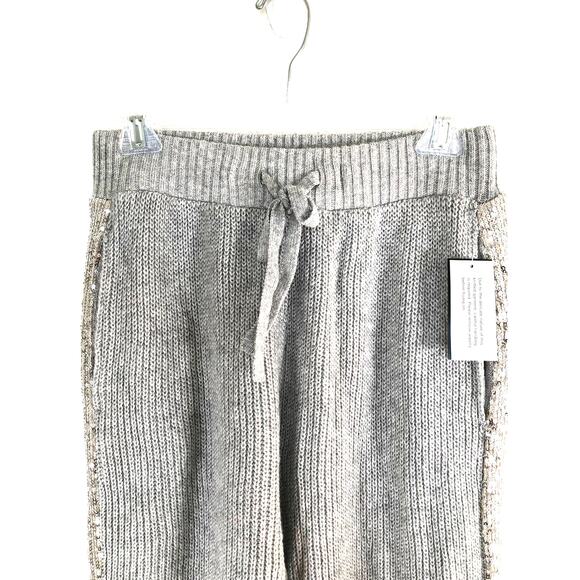 INC International Concepts Sequins Side Women’s Grey Knit Joggers - S - Picture 3 of 6